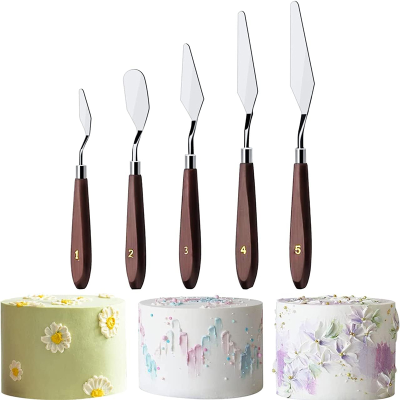 5Pcs Cake Cream Spatula Set St - Offset Spatula Set reseña y precio