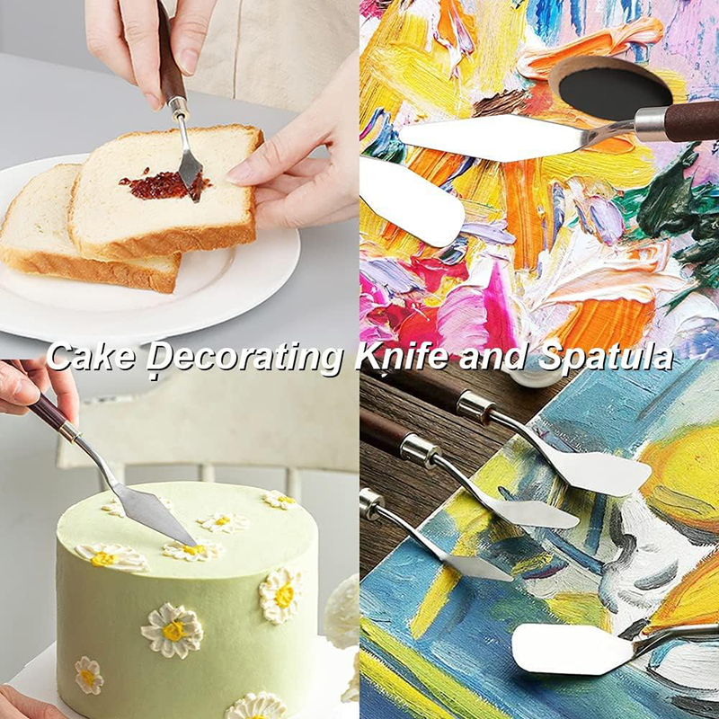 5Pcs Cake Cream Spatula Set St - Offset Spatula Set reseña y precio
