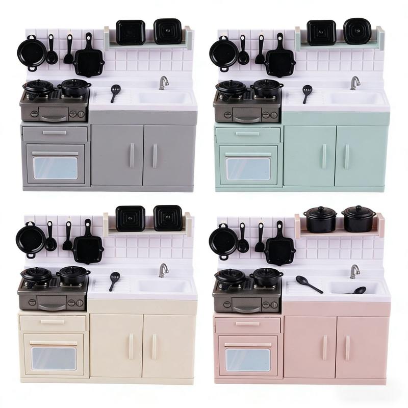 1 Set Compact Kitchenware Kit  - Miniature Baking Kitchen reseña y precio