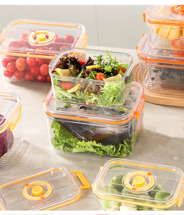 Vacuum Fresh-keeping Box Refri - Kitchen Baking Tray Organizer reseña y precio