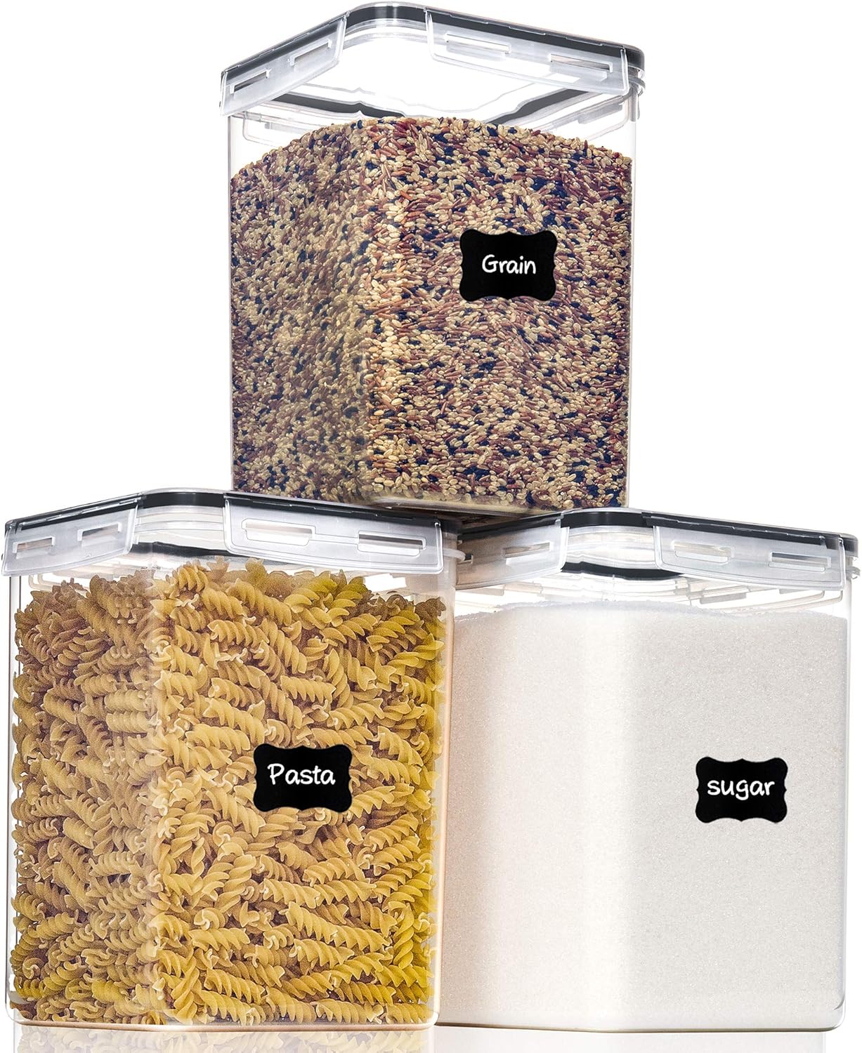 Large Food Storage Containers  - Kitchen Baking Canisters reseña y precio