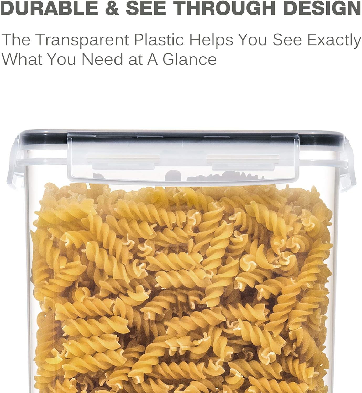 Large Food Storage Containers  - Kitchen Baking Canisters reseña y precio