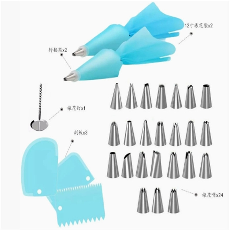 32 Piece Cake Decorating Tools - Kitchen And Baking Equipment reseña y precio