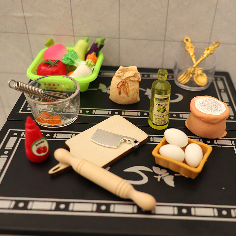 1/12 Dollhouse Miniature Kitch - Miniature Baking Kitchen reseña y precio