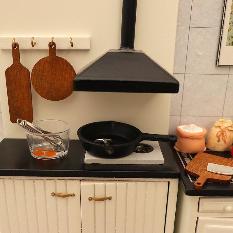 1/12 Dollhouse Miniature Kitch - Miniature Baking Kitchen reseña y precio
