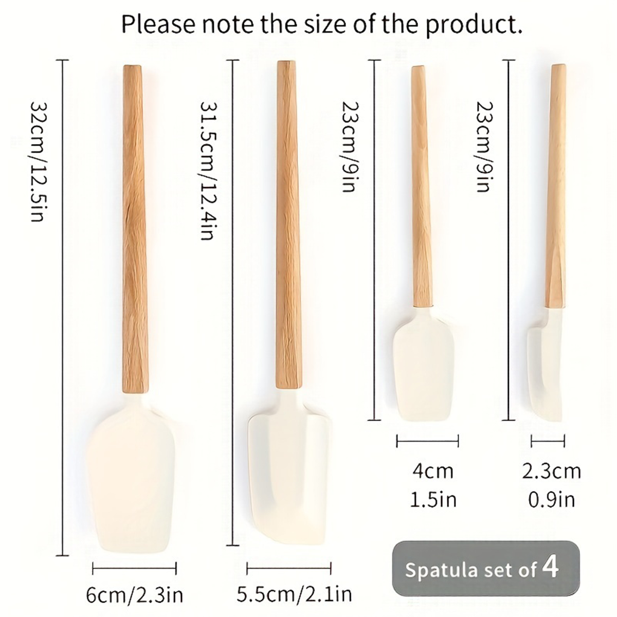 Silicone Spatula Set, Spatula  - Offset Spatula Set reseña y precio