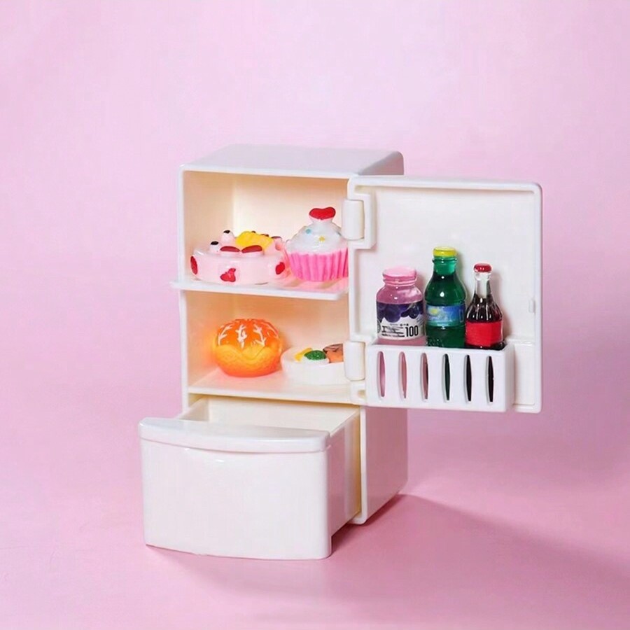 Dollhouse Miniature Refrigerat - Miniature Baking Kitchen reseña y precio