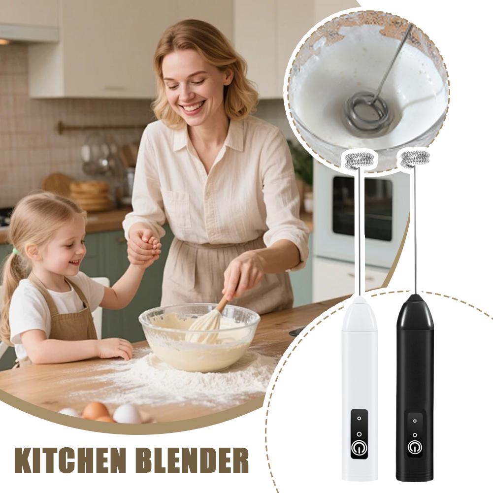 Wireless Electric Milk Frother - Miniature Baking Kitchen reseña y precio
