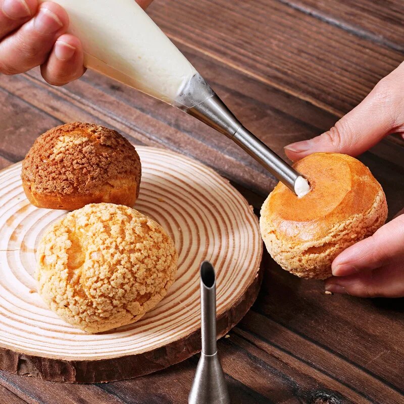 1PC Stainless Steel Puff Mouth - Kitchen And Baking Equipment reseña y precio