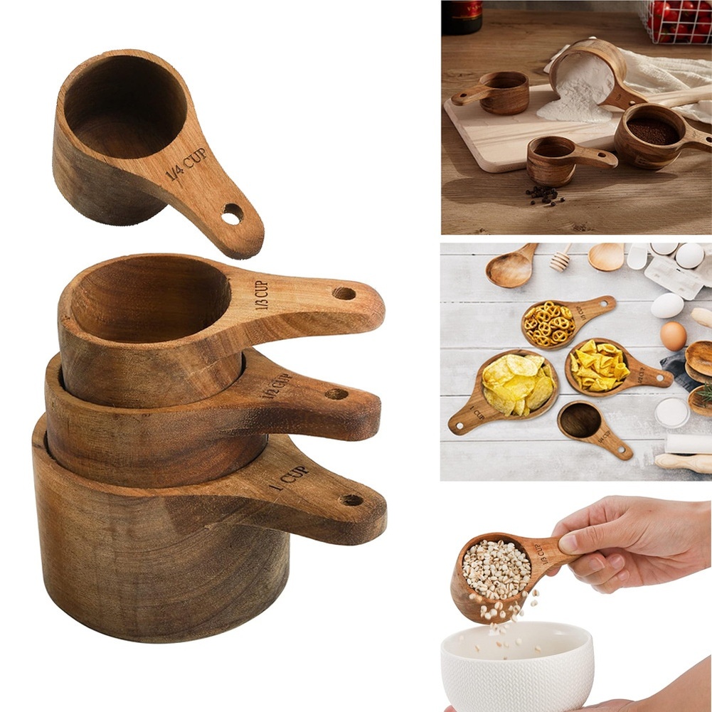4 Piece Measuring Spoon Set fo - Baking (Kitchen Ingredient) reseña y precio