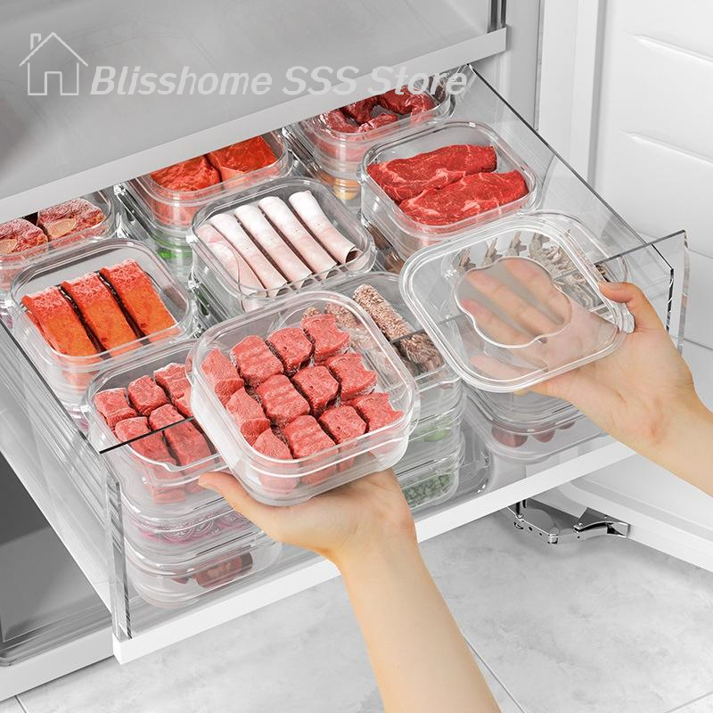 【S】5/10PCS Freeze Meat Preserv - Kitchen Baking Tray Organizer reseña y precio