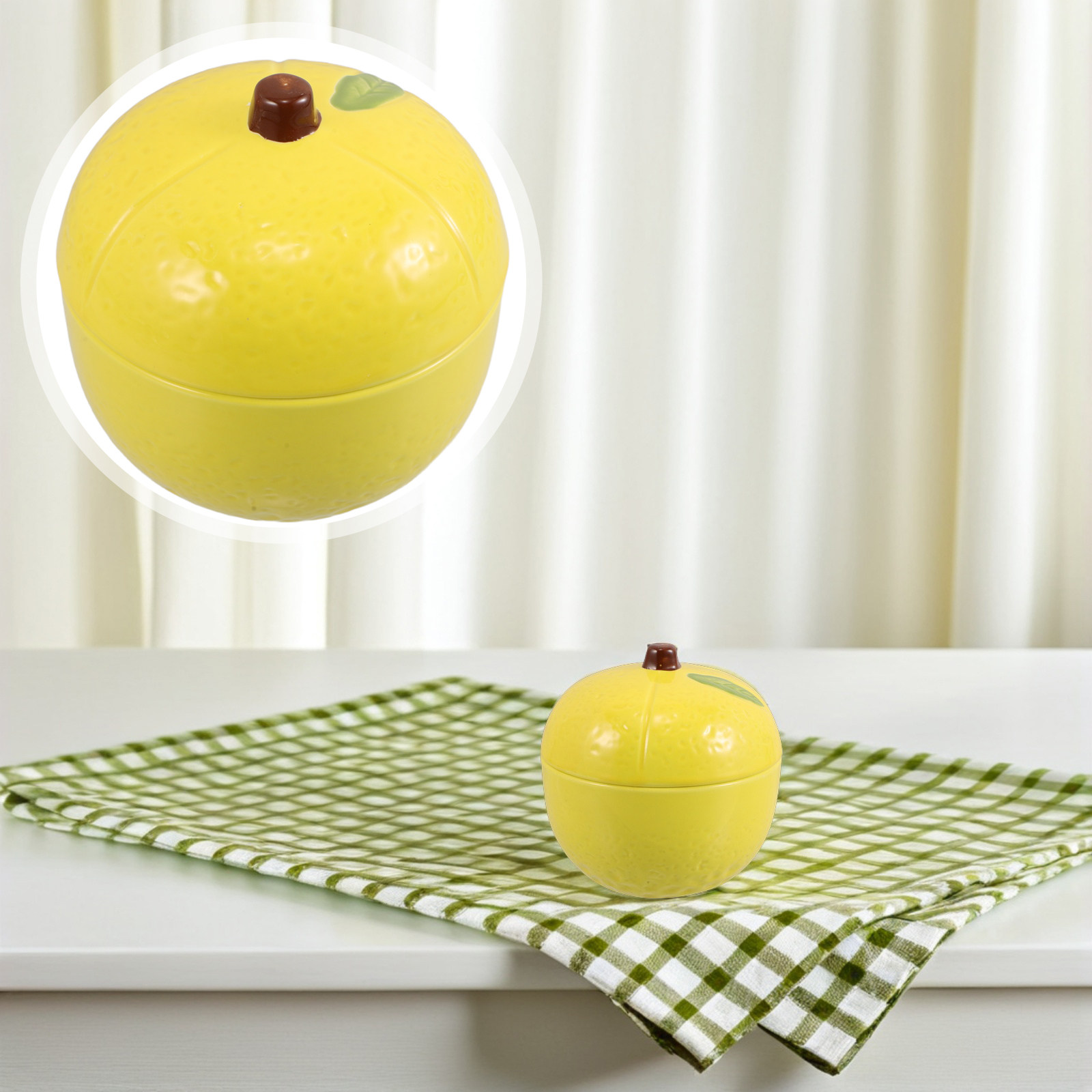 Ceramic Food Storage Jar Lemon - Kitchen Baking Canisters reseña y precio