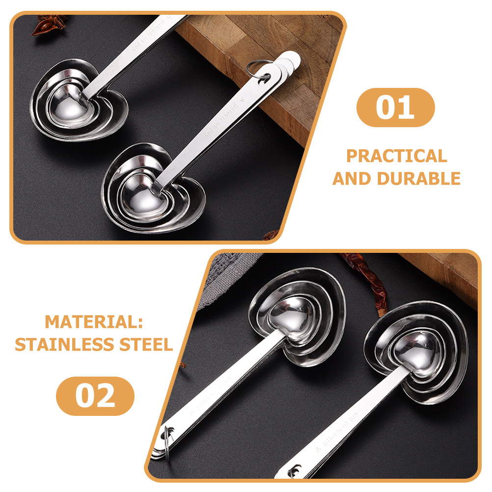 2Sets Stainless Steel Measurin - Baking (Kitchen Ingredient) reseña y precio