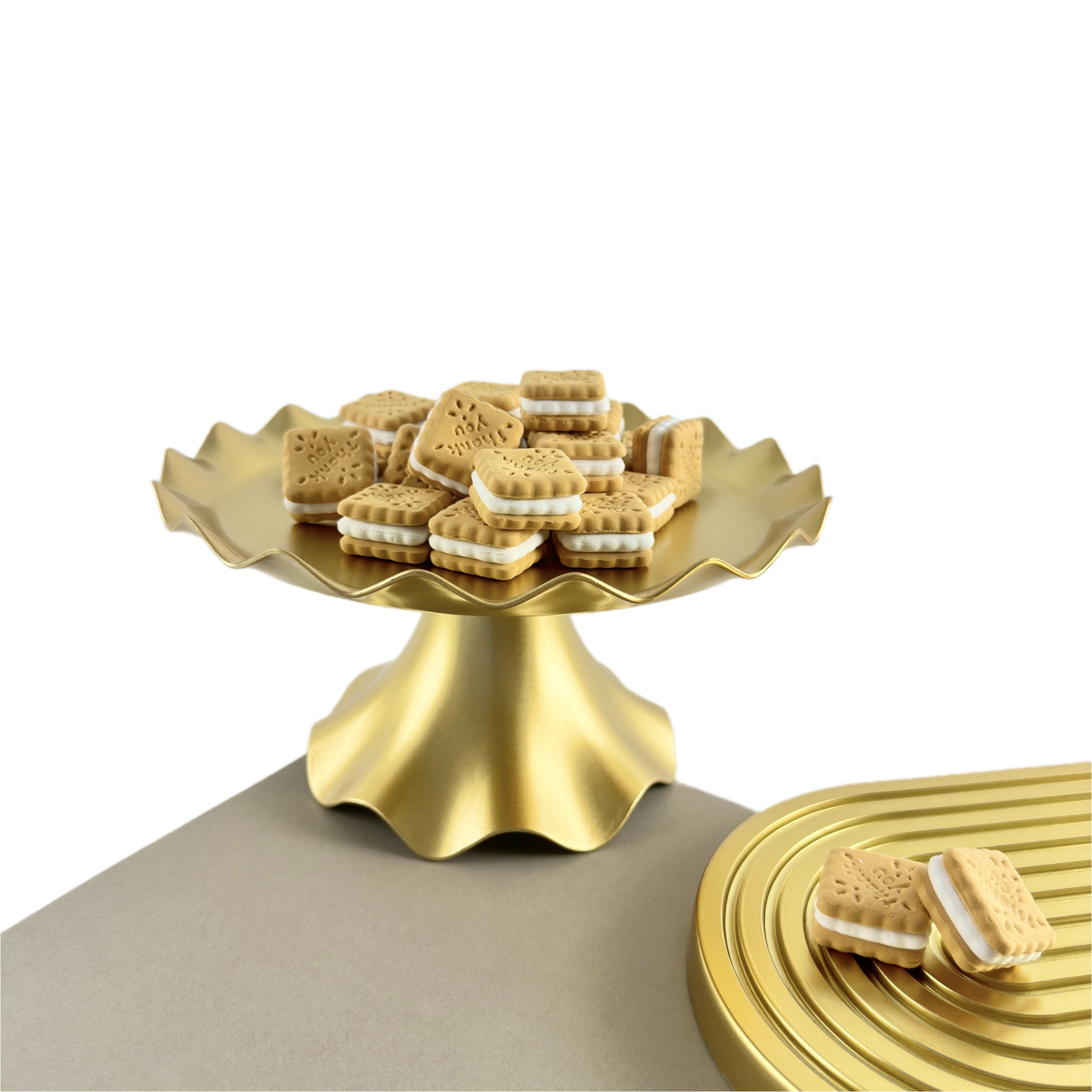 Colorful Round Cake Stand Cake - Cake Board Round reseña y precio