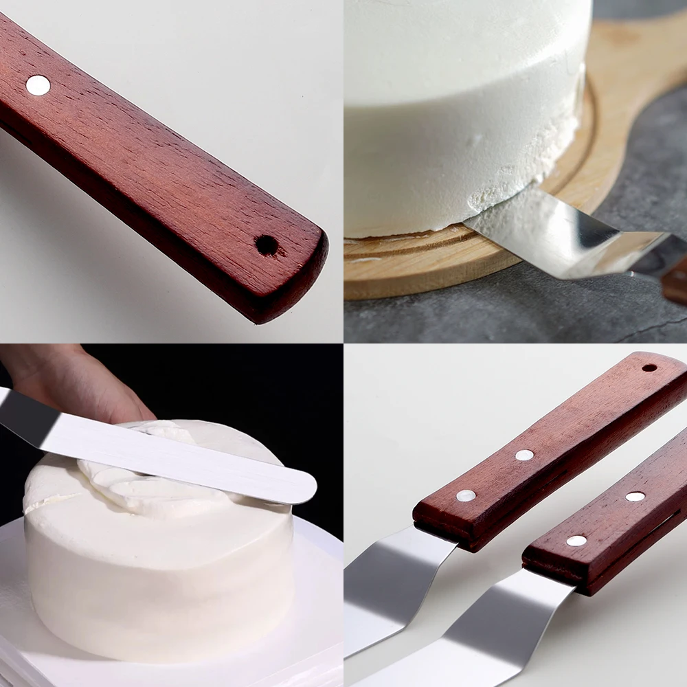 4/6/8/10 Inch Icing Spatula, S - Offset Spatula Set reseña y precio