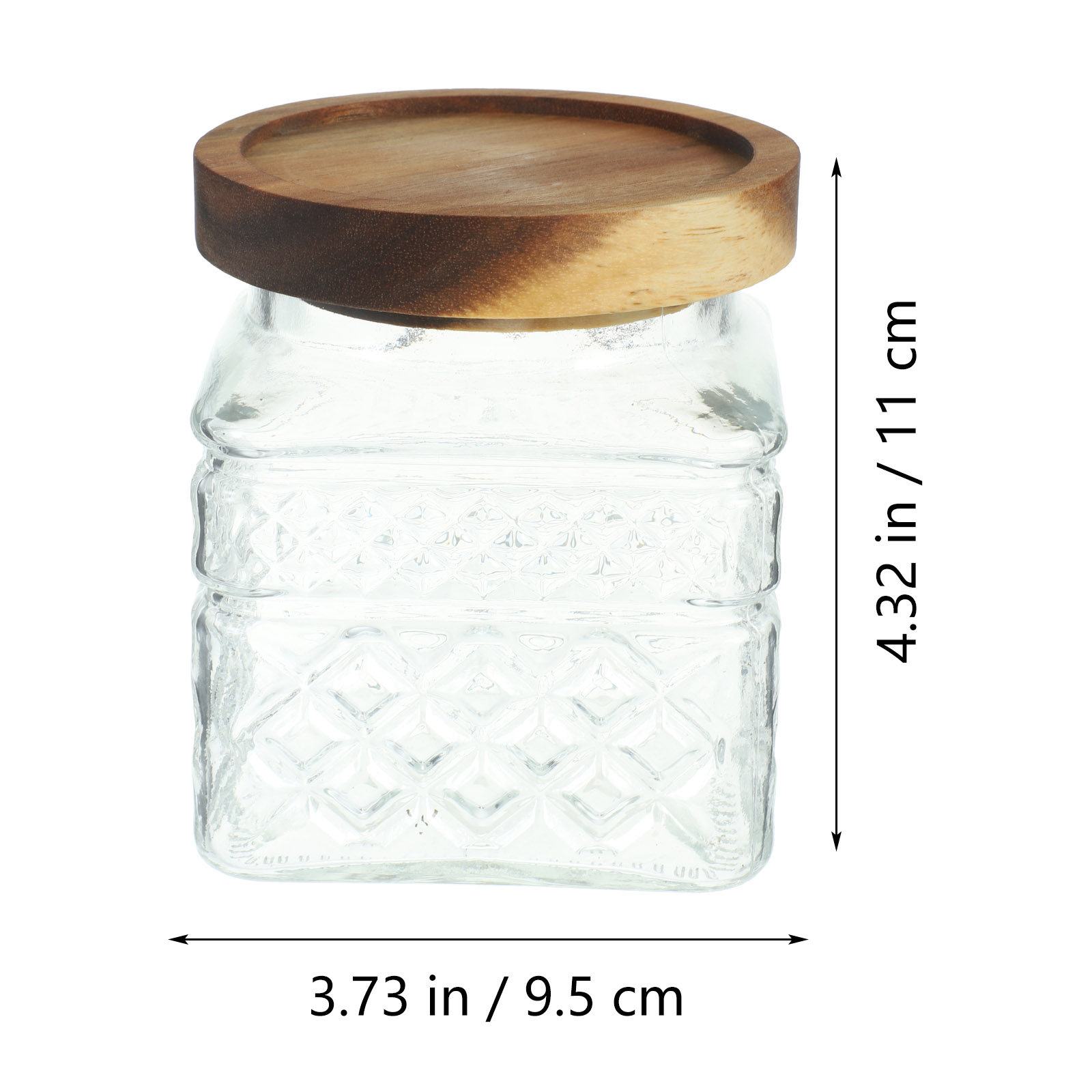 Airtight Glass Canister with N - Kitchen Baking Canisters reseña y precio