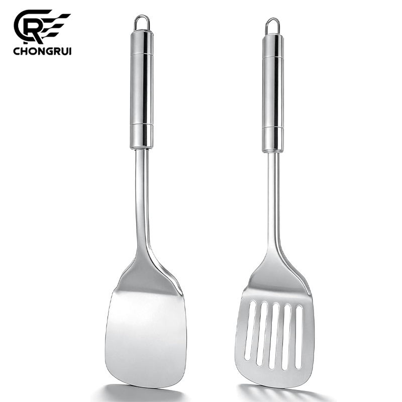 Stainless Steel Turner Long Ha - Offset Spatula Set reseña y precio