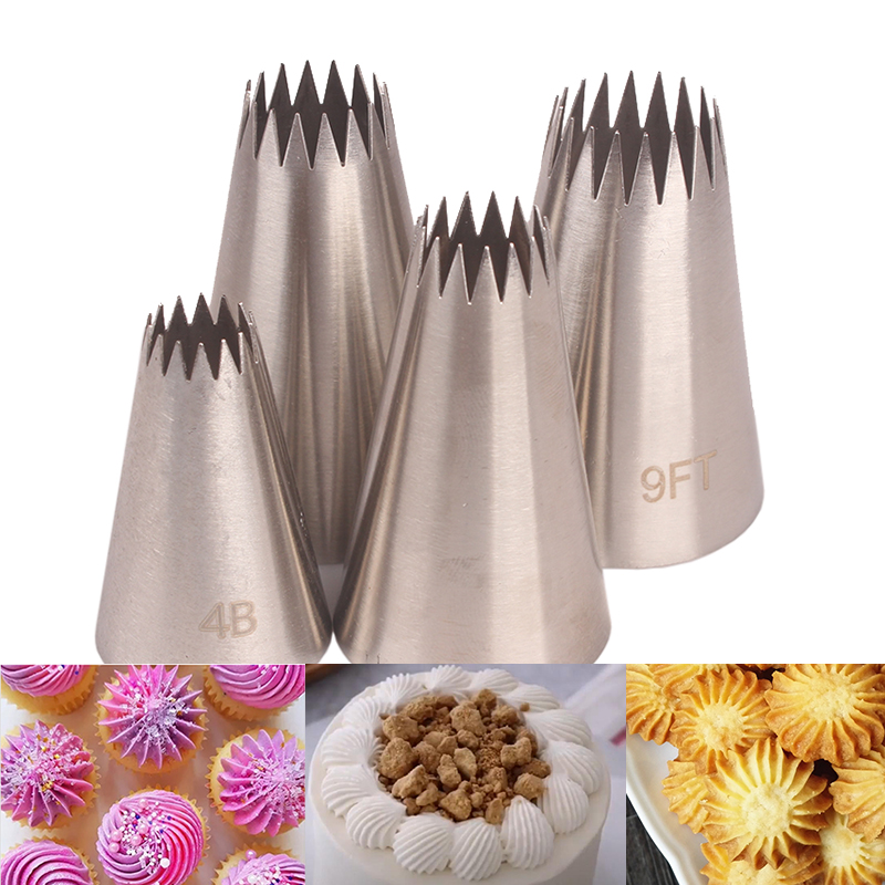4pcs Large Metal Cake Cream De - Kitchen And Baking Equipment reseña y precio