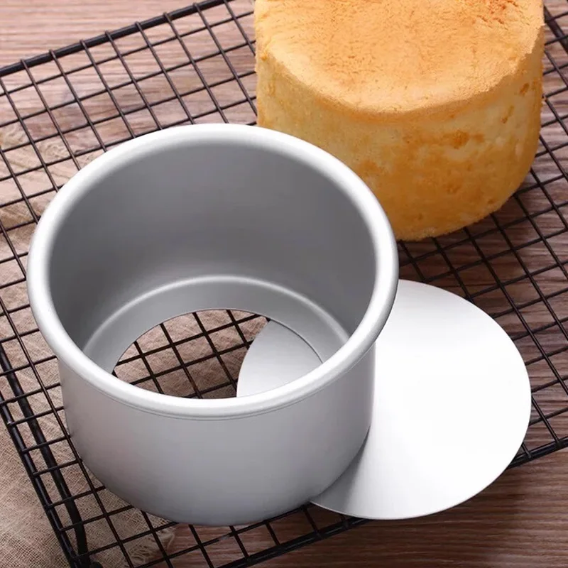 Solid Bottom Chiffon Cake Mold - Kitchen Baking Tins reseña y precio