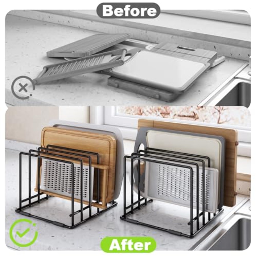 2-pack 5-slot baking storage s - Kitchen Cabinet Baking Organizer reseña y precio