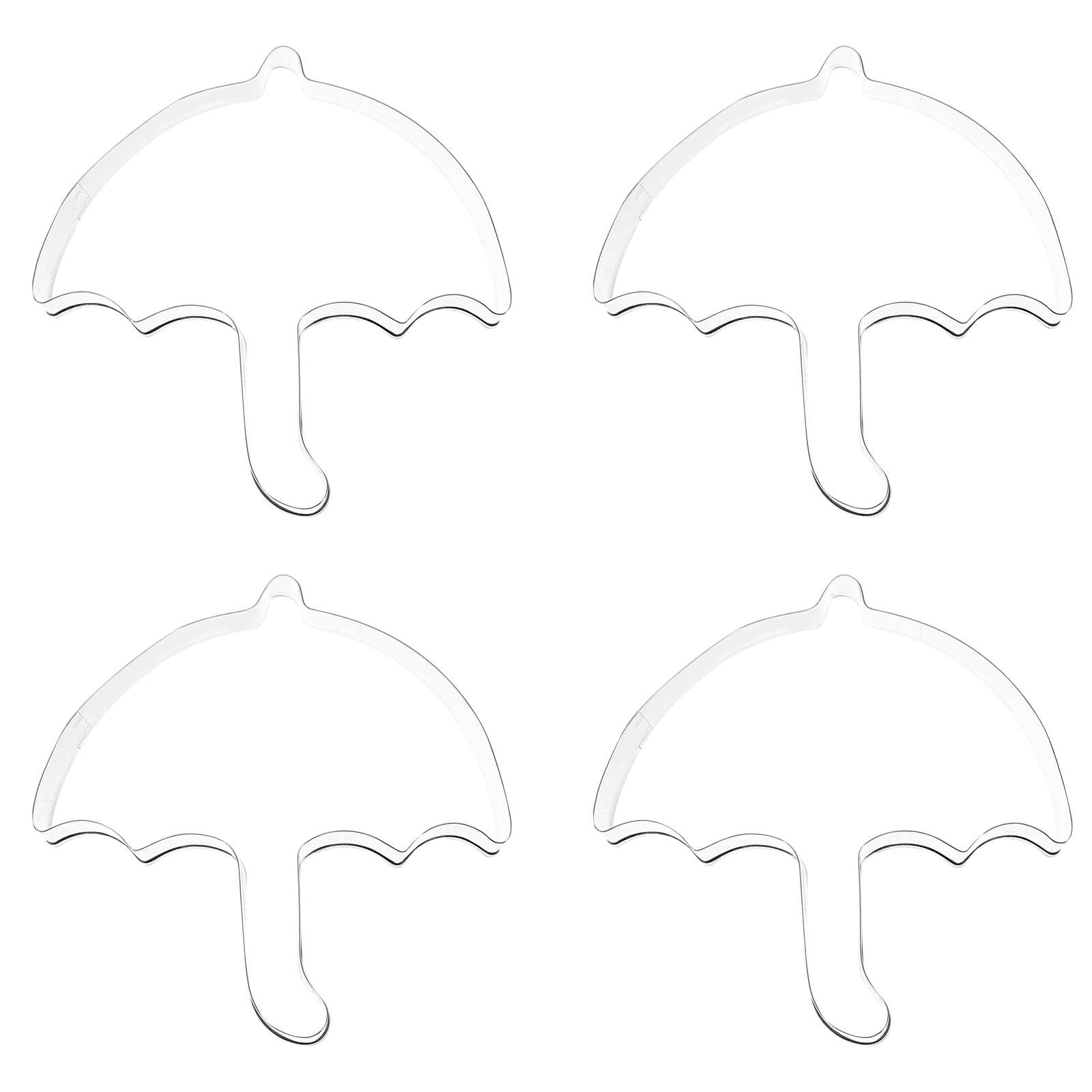 4Pcs Umbrella Design Stainless - Baking Kitchen Design reseña y precio