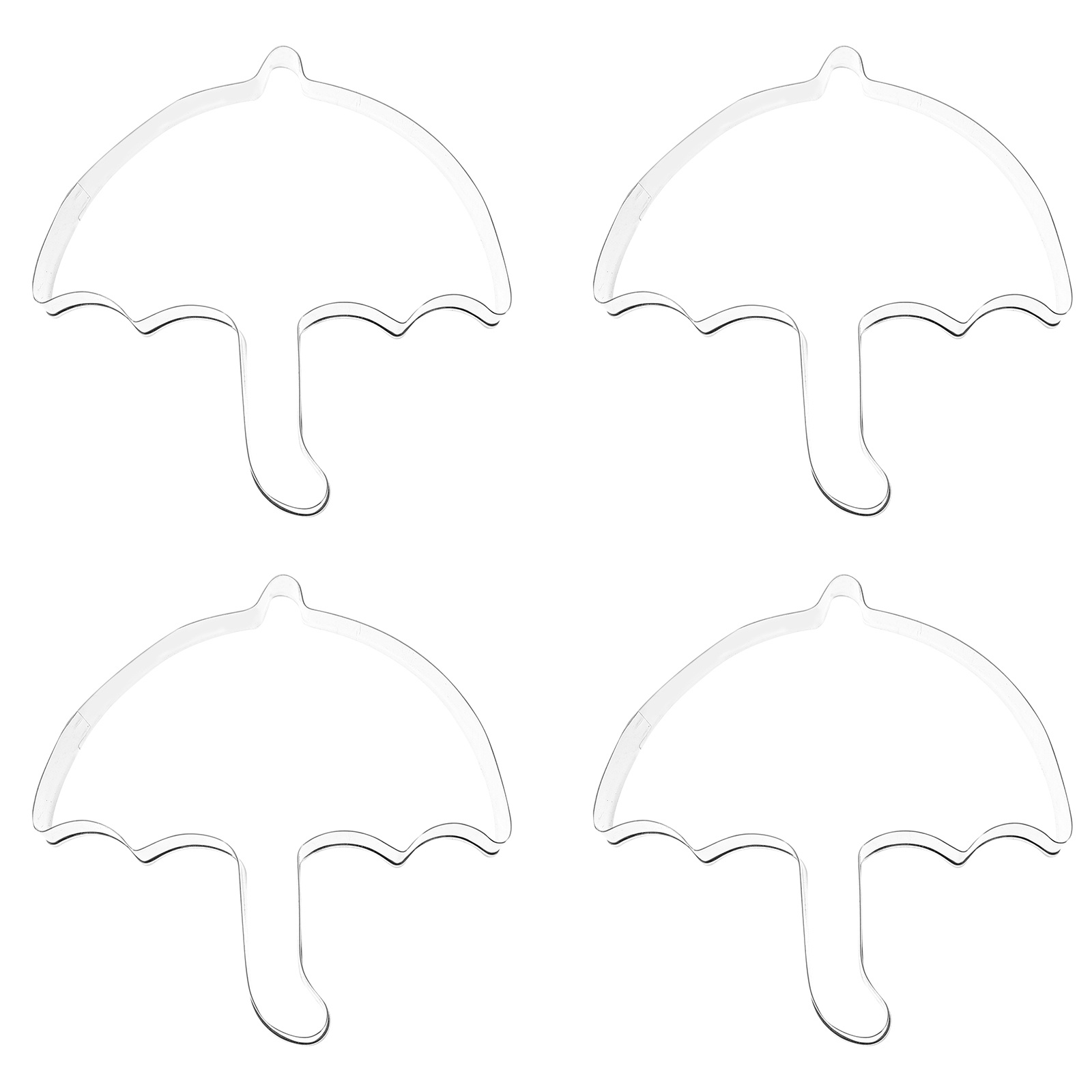 4Pcs Umbrella Design Stainless - Baking Kitchen Design reseña y precio