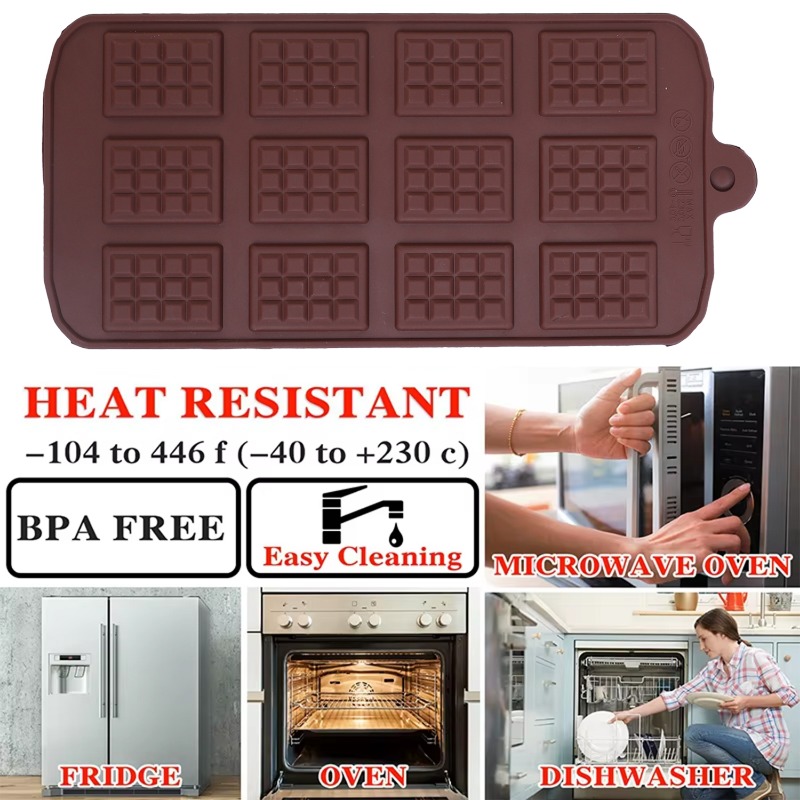 Silicone Chocolate Mold 12 Eve - Silicone Cake Mold reseña y precio