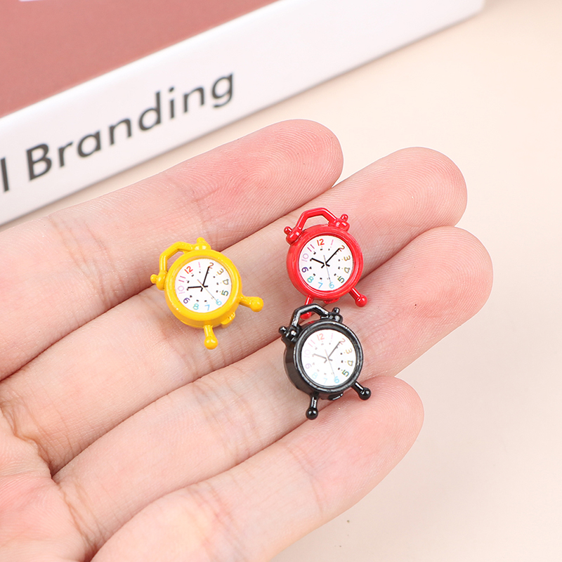 1PC 1:12 Scale Alarm Clock Dol - Miniature Baking Kitchen reseña y precio