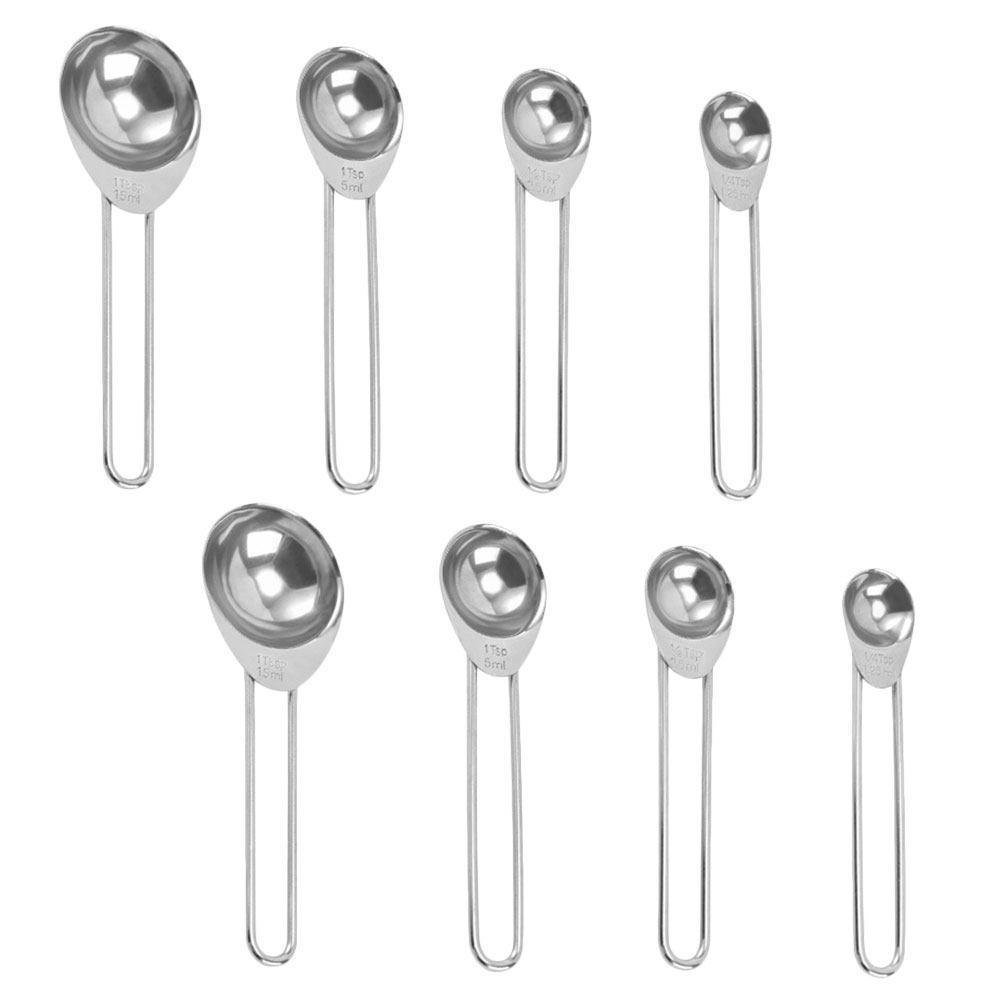 8Pcs Premium Stainless Measuri - Baking (Kitchen Ingredient) reseña y precio