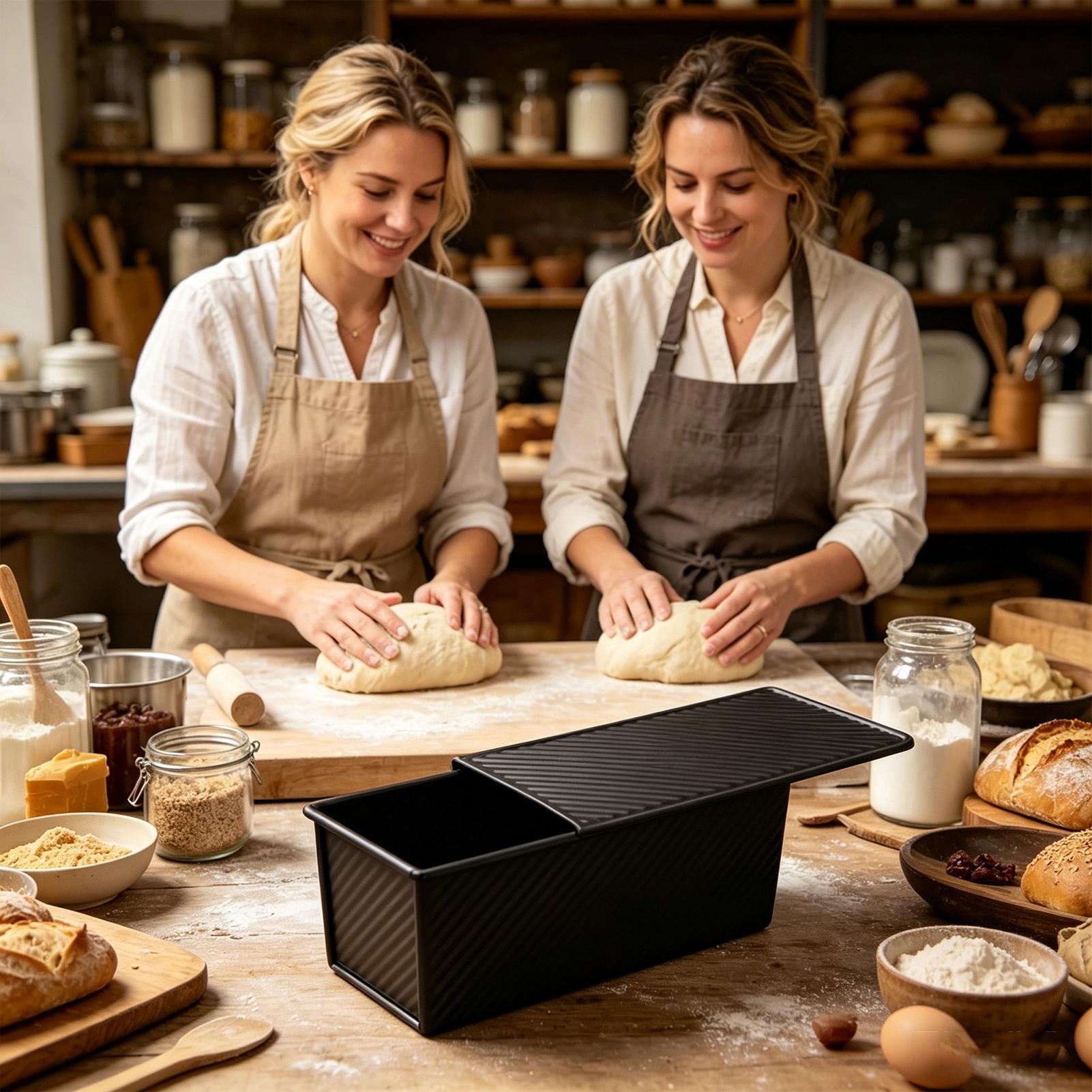 Bread Loaf Pan Carbon Steel Ea - Kitchen Baking Pan reseña y precio