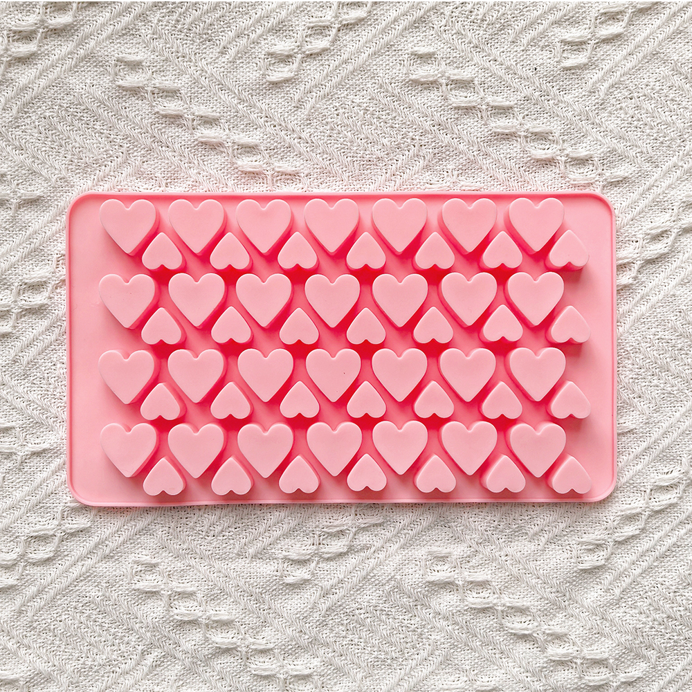 56 cavity size heart-shaped ch - Silicone Cake Mold reseña y precio