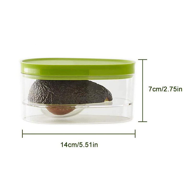 Avocado Food Storage Box Space - Kitchen Baking Tray Organizer reseña y precio