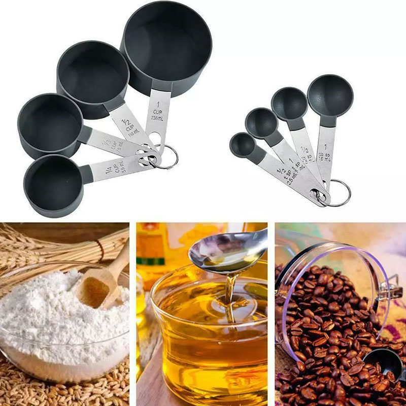 8PCS Stainless Steel Measuring - Baking (Kitchen Ingredient) reseña y precio