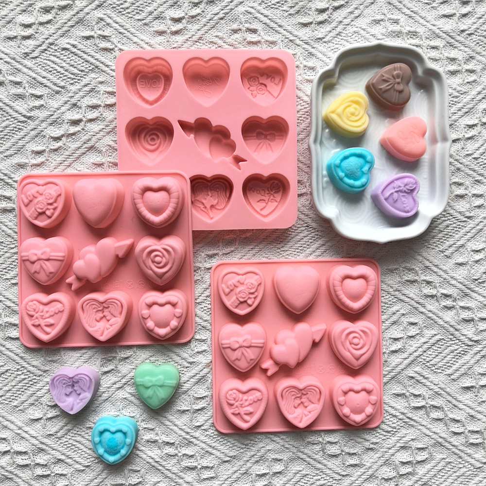 3pcs 9cavities9 different Vale - Silicone Cake Mold reseña y precio