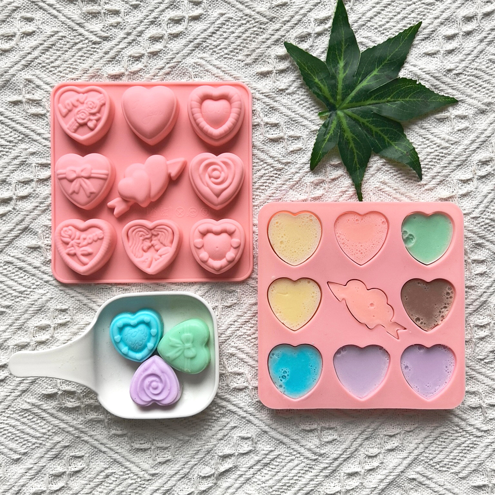 3pcs 9cavities9 different Vale - Silicone Cake Mold reseña y precio