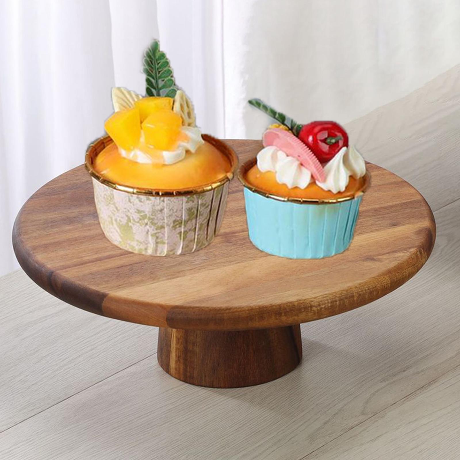 Wood Cake Stand Multiuse Chees - Cake Board Round reseña y precio