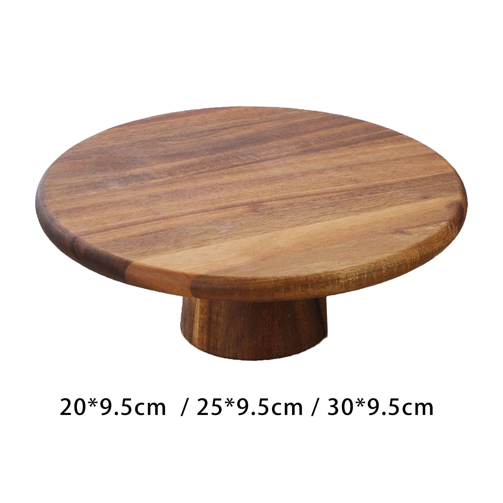 Wood Cake Stand Multiuse Chees - Cake Board Round reseña y precio