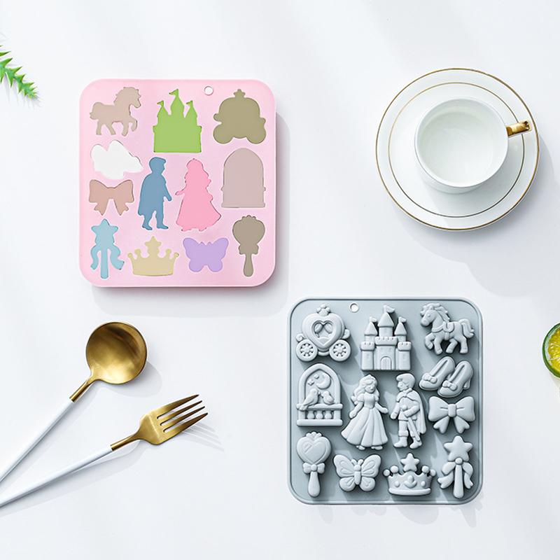 12 Cavity 3D Bow Castle Horse  - Silicone Cake Mold reseña y precio