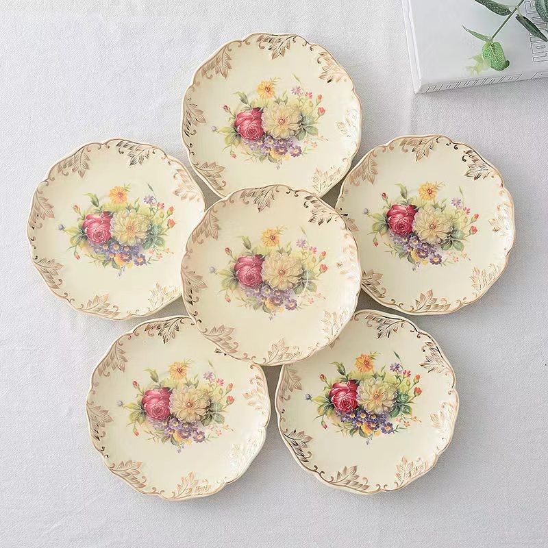 Rose Flower Hand Painted Coffe - Cake Board Round reseña y precio