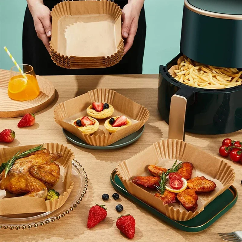 100PCS Airfryer Bakpapier Disp - Kitchen Paper For Baking reseña y precio