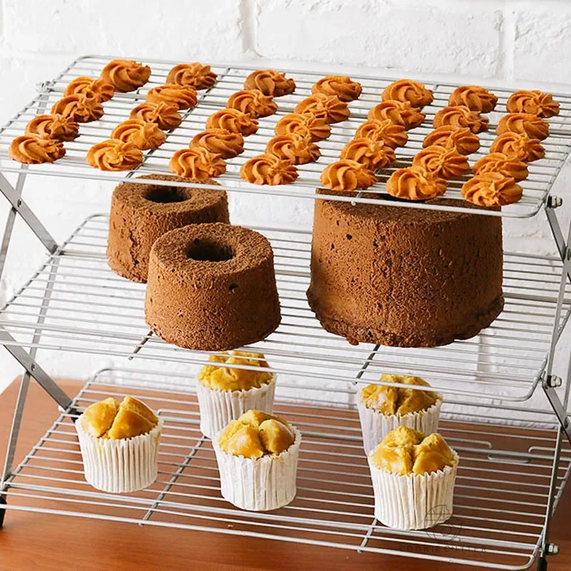 Foldable Multi-Layer Cake Cool - Kitchen Accessories For Baking reseña y precio