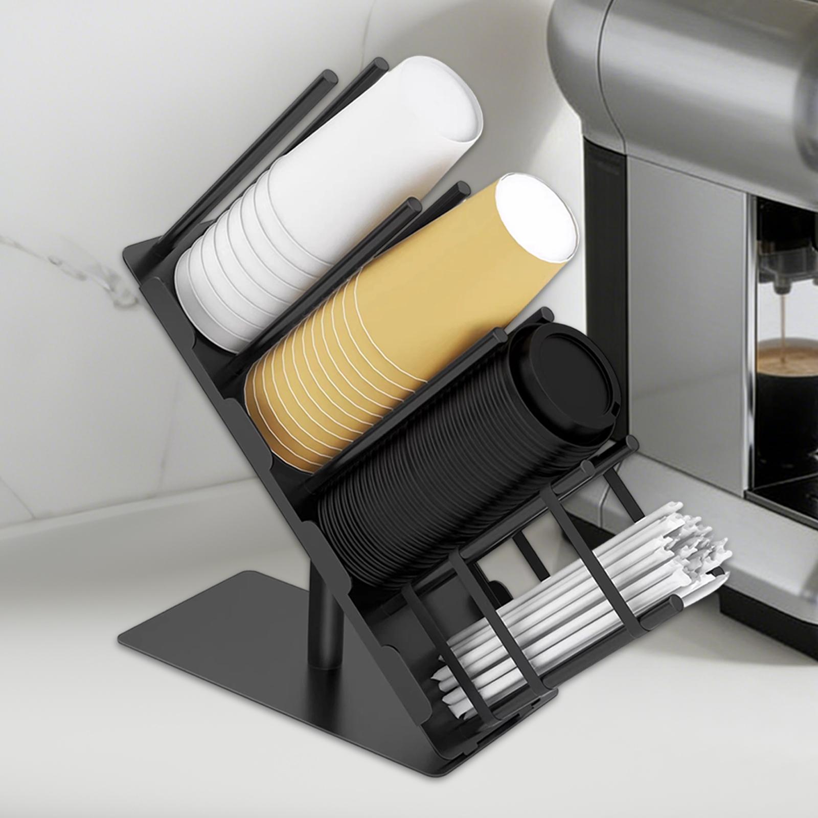 Paper Cup and Lid Holder Stora - Kitchen Cabinet Baking Organizer reseña y precio