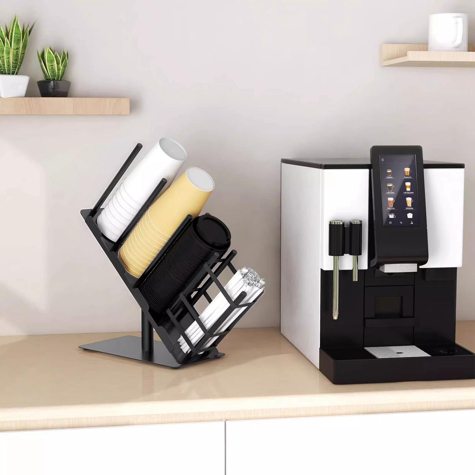 Paper Cup and Lid Holder Stora - Kitchen Cabinet Baking Organizer reseña y precio