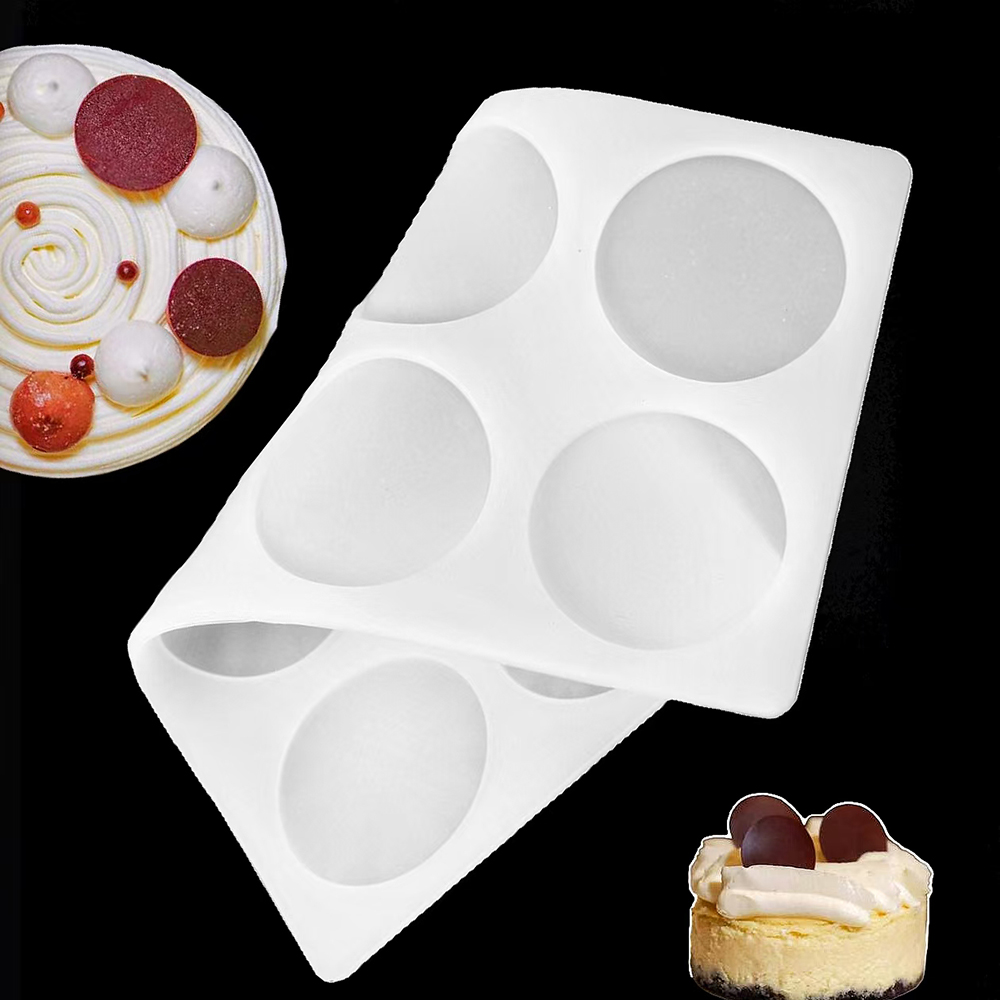 8-cavity cylindrical sugar fli - Silicone Cake Mold reseña y precio