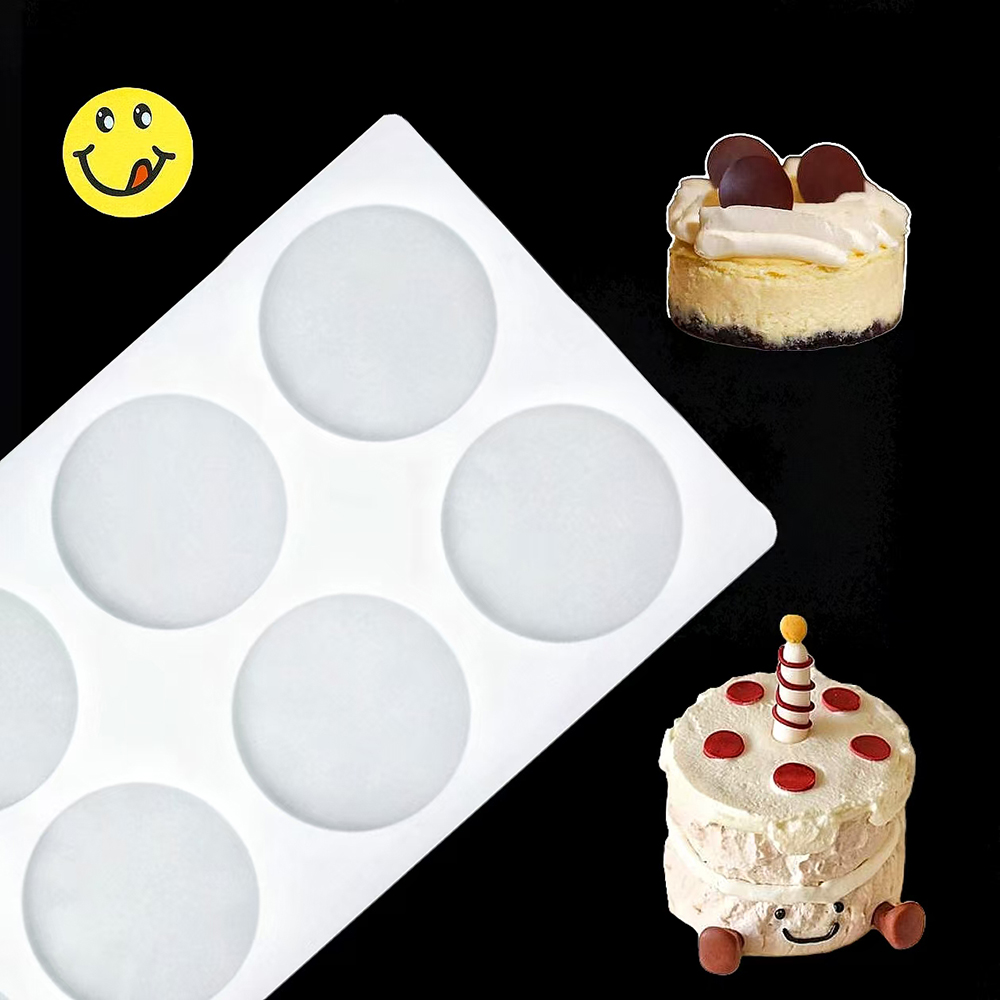 8-cavity cylindrical sugar fli - Silicone Cake Mold reseña y precio
