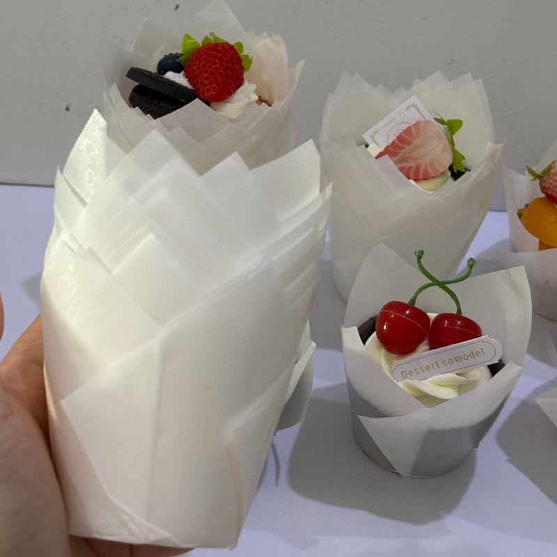 50Pcs/100Pcs/200Pcs Tulip Cake - Kitchen Paper For Baking reseña y precio