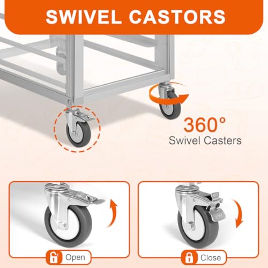 Commercial bakery rack for bun - Kitchen Baking Pan reseña y precio