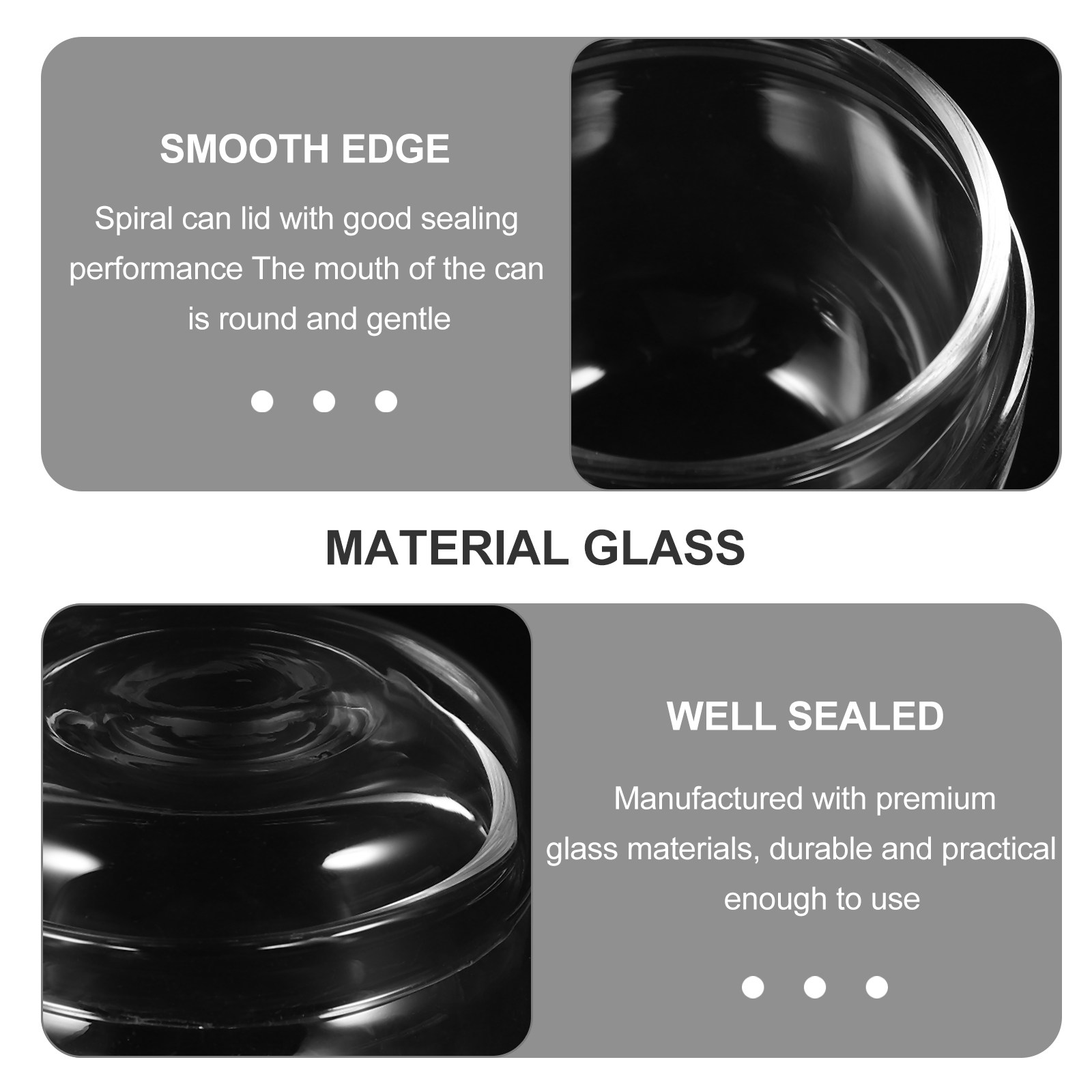 Premium Thick Glass Tea Canist - Kitchen Baking Canisters reseña y precio