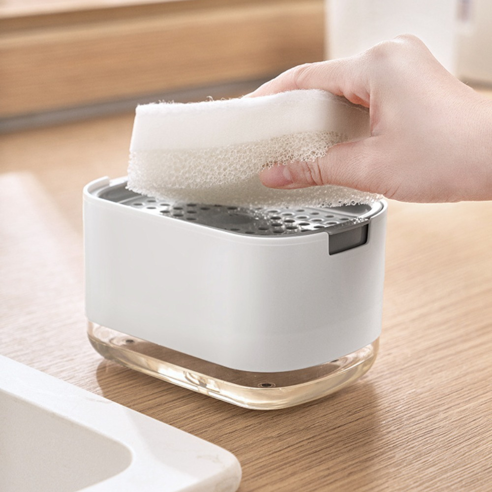 Manually Press The Soap Dispen - Kitchen Baking Tray Organizer reseña y precio