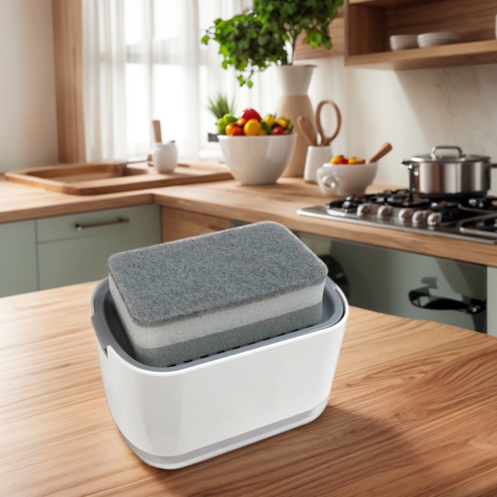 Manually Press The Soap Dispen - Kitchen Baking Tray Organizer reseña y precio